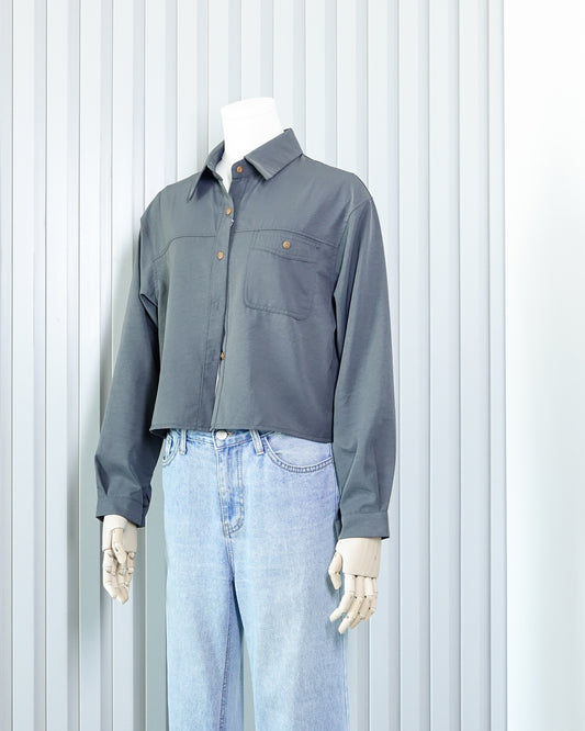 Crop Shirt 短款恤衫 | KOMMONS