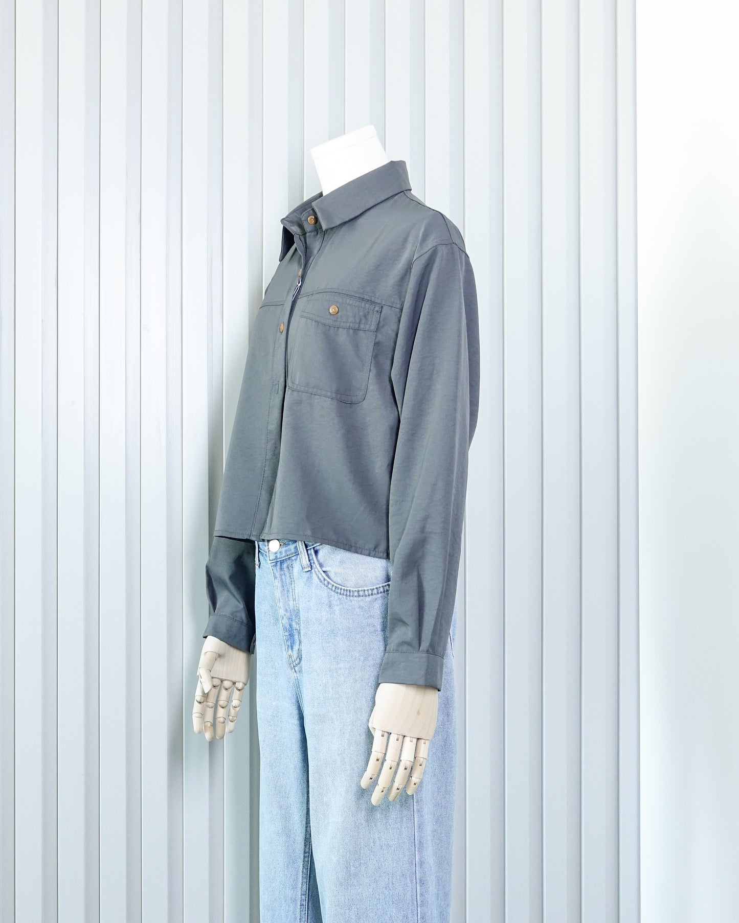 Crop Shirt 短款恤衫 | KOMMONS