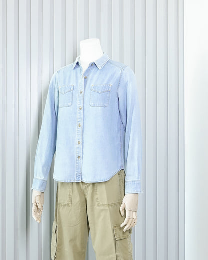 EARTH MUSIC & ECOLOGY Denim Shirt 牛仔恤衫 | KOMMONS
