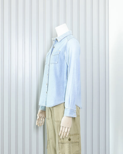 EARTH MUSIC & ECOLOGY Denim Shirt 牛仔恤衫 | KOMMONS