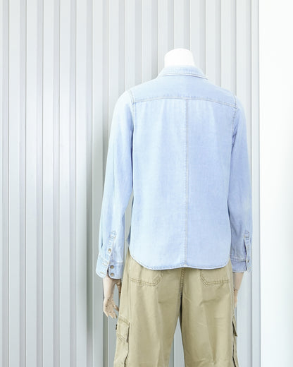 EARTH MUSIC & ECOLOGY Denim Shirt 牛仔恤衫 | KOMMONS