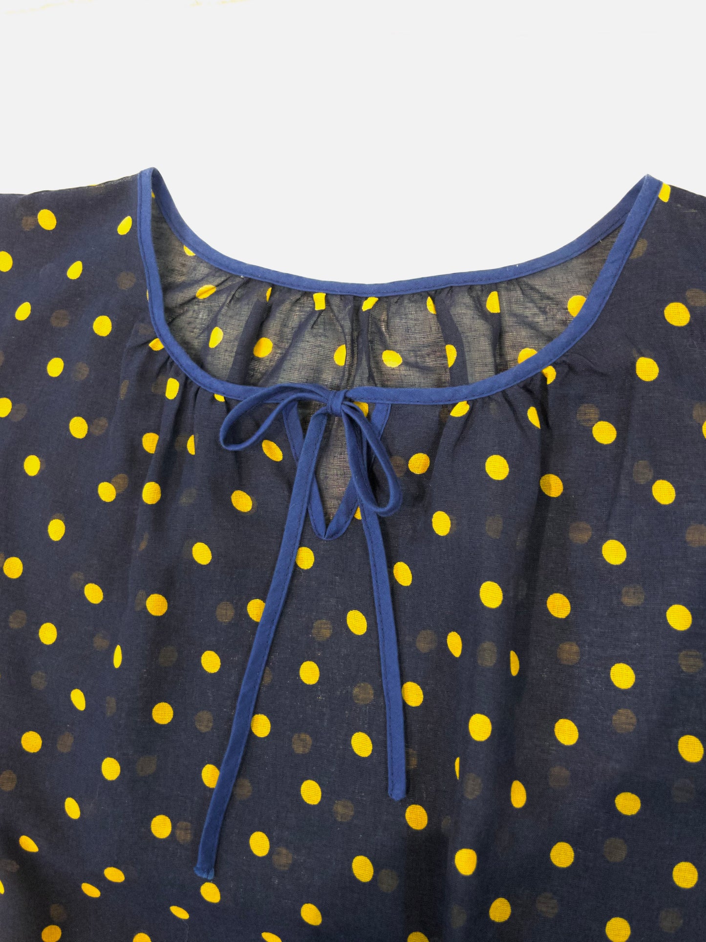 Vintage Polka Dot Short Sleeve Dress 古著波點短袖連身裙 | KOMMONS