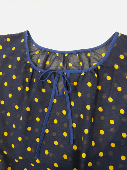 Vintage Polka Dot Short Sleeve Dress 古著波點短袖連身裙 | KOMMONS