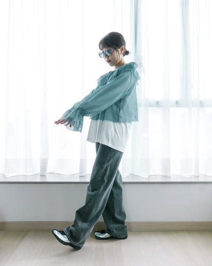 荷葉領針織網衫 | Chifa Select