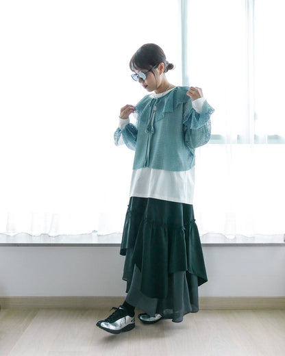 荷葉領針織網衫 | Chifa Select