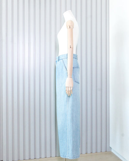 LOWRYS FARM Pleated Wide-leg Jeans 打褶闊腳牛仔褲 | KOMMONS