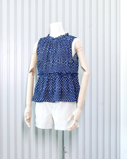 ZARA Polka Dot Crinkled Flowy Vest 波點皺皺飄逸背心 | KOMMONS