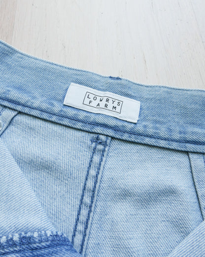 LOWRYS FARM Pleated Wide-leg Jeans 打褶闊腳牛仔褲 | KOMMONS