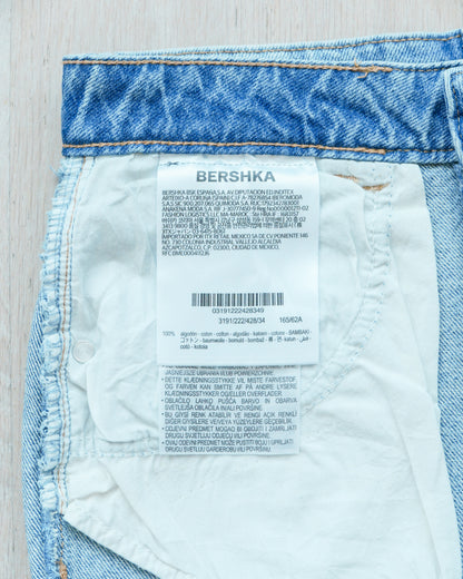 BERSHKA Denim Cargo Jorts 牛仔工裝短褲 | KOMMONS