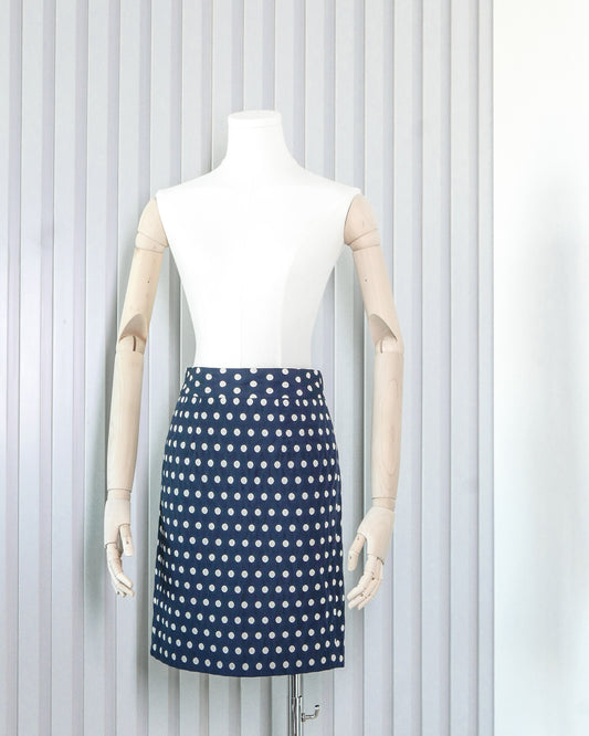 BANANA REPUBLIC Polka Dot Embroidery Pencil Skirt 波點刺繡半截裙 | KOMMONS